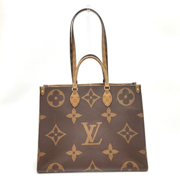 Louis Vuitton Tote Bag On The Go Monogram Giant Brown GM Shoulder Bag - Picture 2 of 9